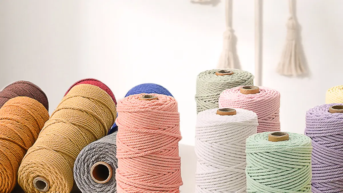 macrame cotton rope 8mm extra thick