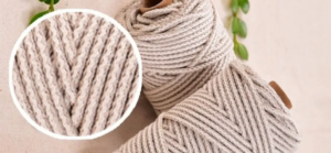 organic macrame cotton rope certified