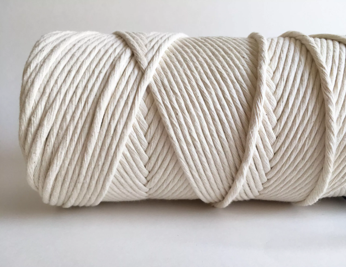 6mm single strand macrame cord plant hangers