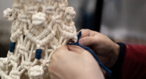 strong macrame cotton rope load bearing