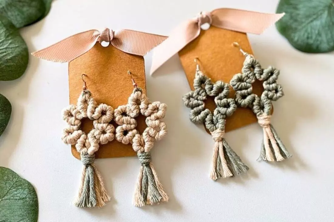 thin rope macrame delicate jewelry