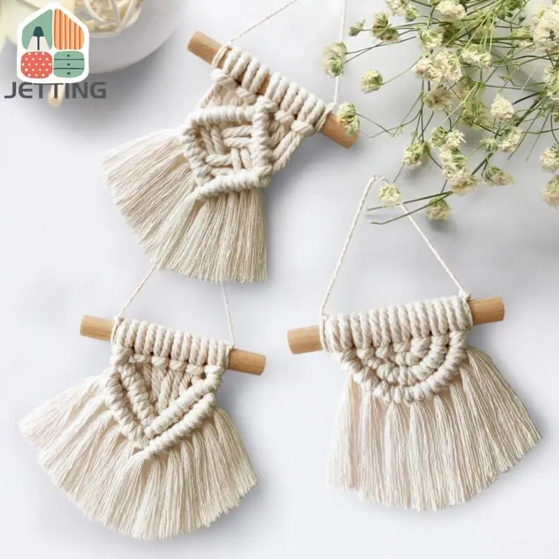 Ultimate Unfinished Wooden Beads Macrame DIY Crafts Guide: Transform Your Projects from Boring to Brilliant in 2025 2 bohemia handwoven macrame tapestry with tassels bedroom living room hanging decorations farmhouse decoration accessories