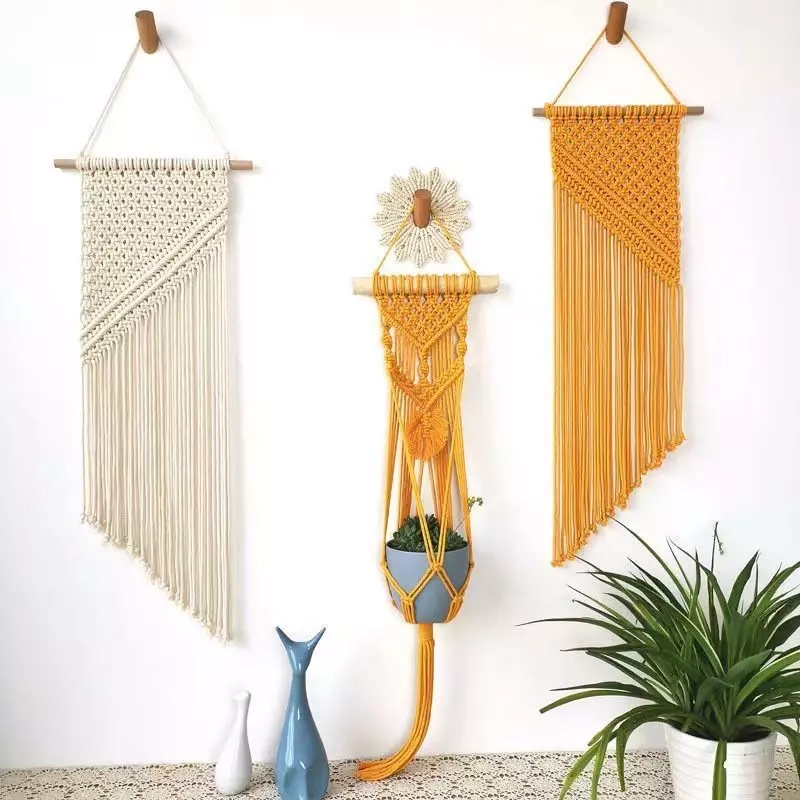 classic bohemian macrame wall hanging 3 1