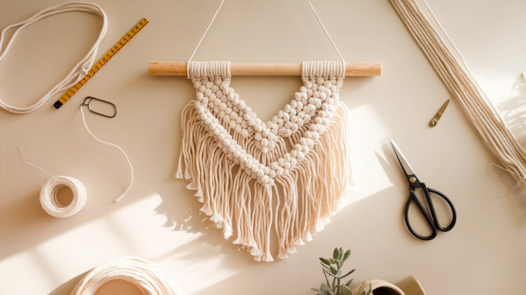 rope cutting macrame clean edges