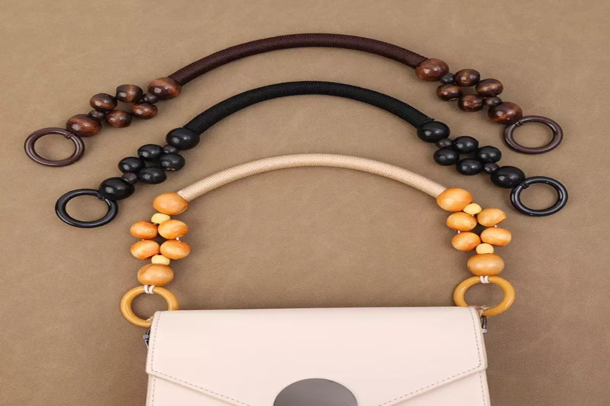 wooden beads macrame purse strap tutorial