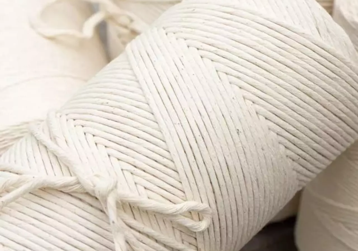 single strand macrame cord neutral palette