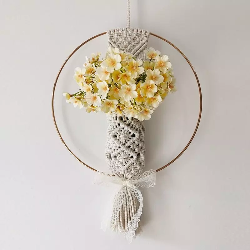 macrame for flower vase 1