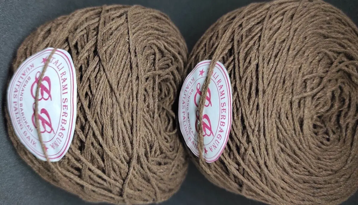 hemp cotton macrame cord mixture