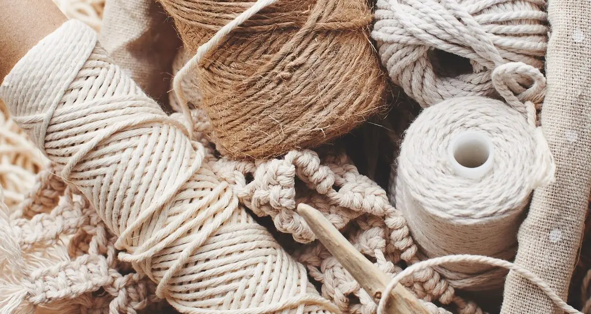 solid color macrame yarn crochet classic