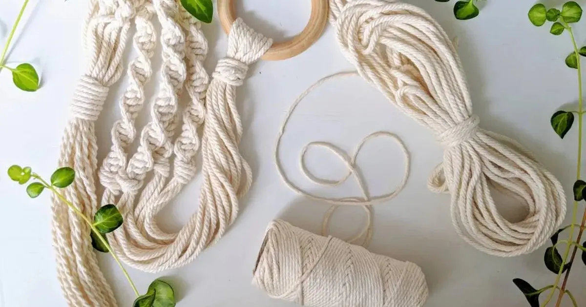 macrame cord twisting and braiding methods
