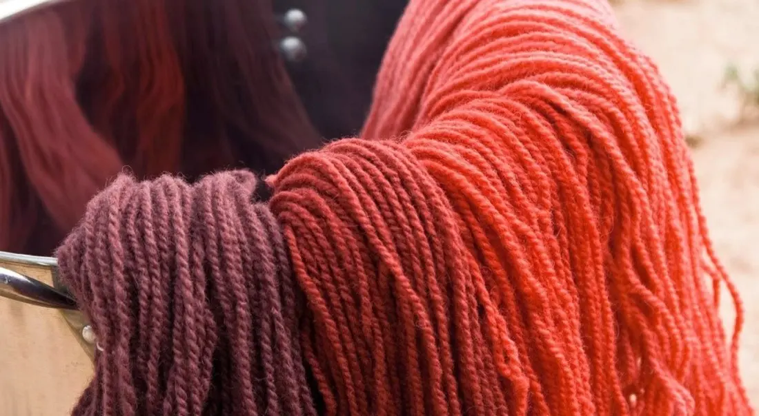 macrame cord dyeing process materials