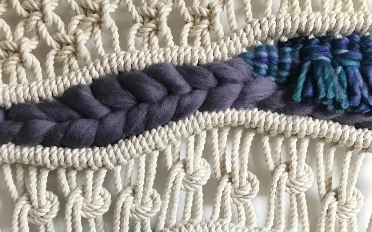 variable macrame cord thickness patterns