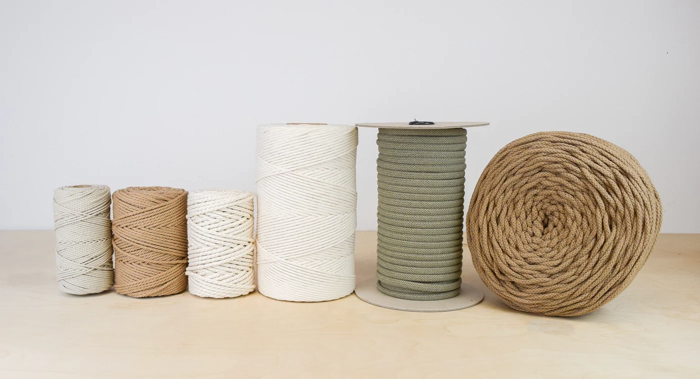 macrame cord strength by material type