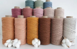 organic macrame cord material certification