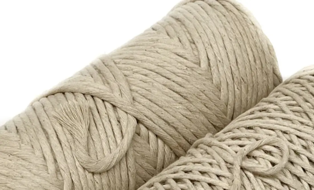 linen macrame cord fiber content