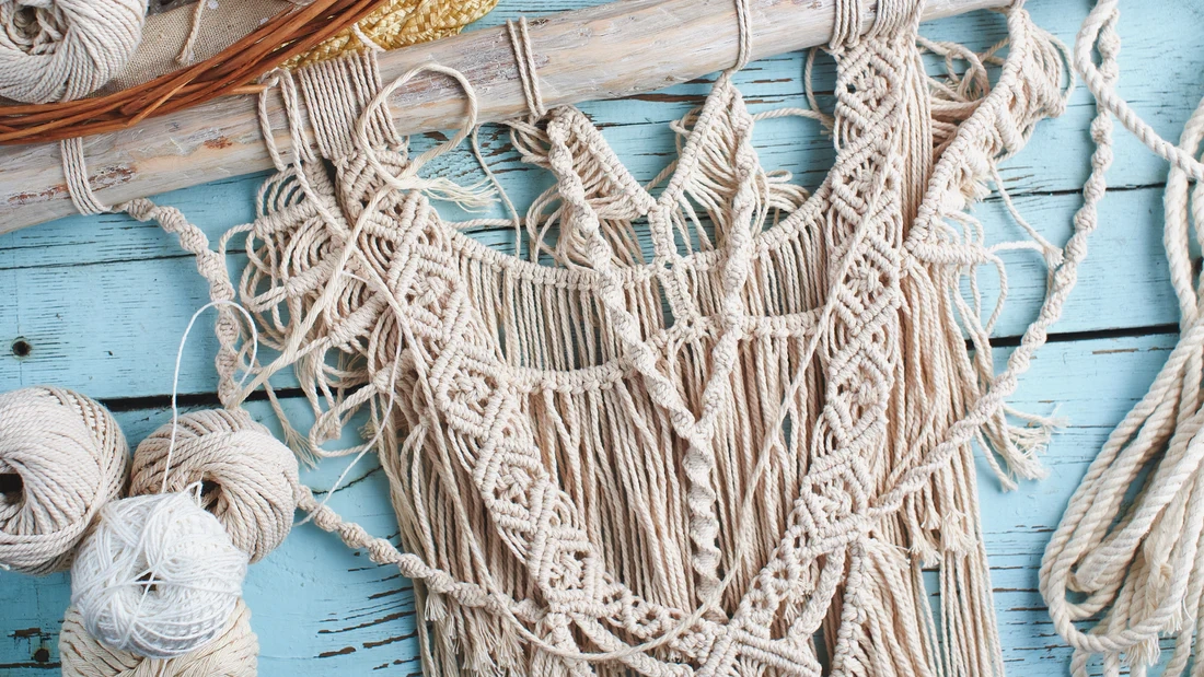 macrame cord stretch properties by material
