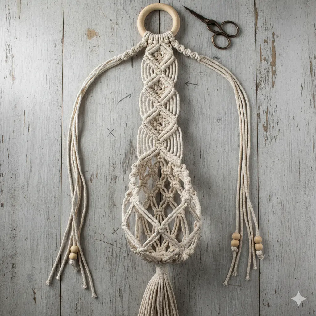 Macrame Plant Hanger Pattern