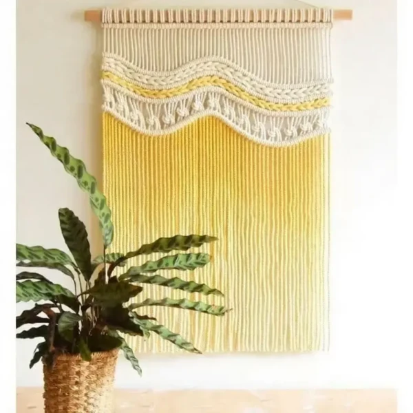 Nordic Woven Tapestry Headboard Minimalist Wall Decor