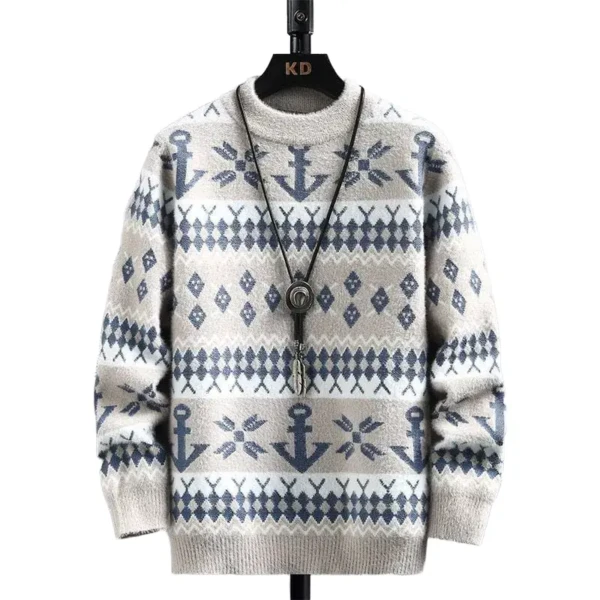 Korean Half High Neck Winter Sweater