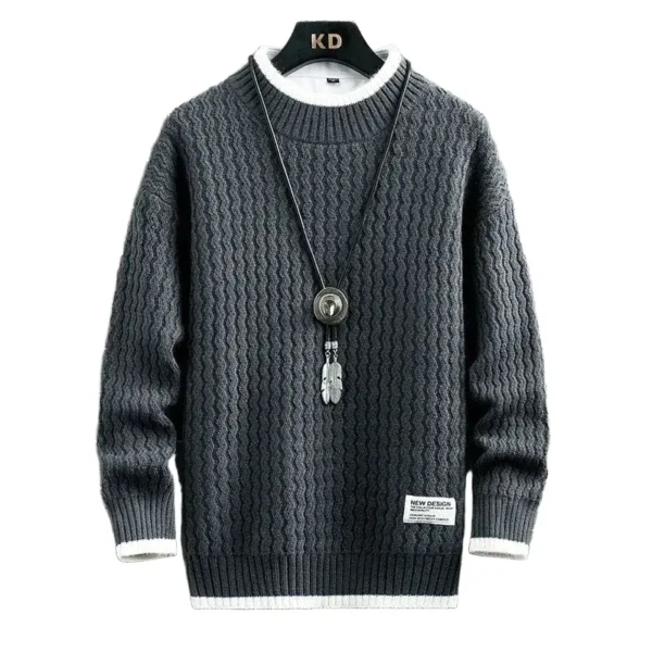 Korean Wool Sweater for Autumn