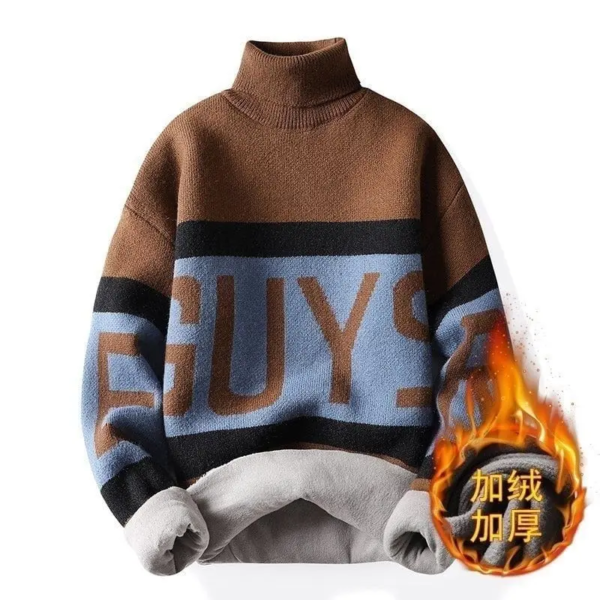 Korean Turtleneck Thick Wool Sweater Collection