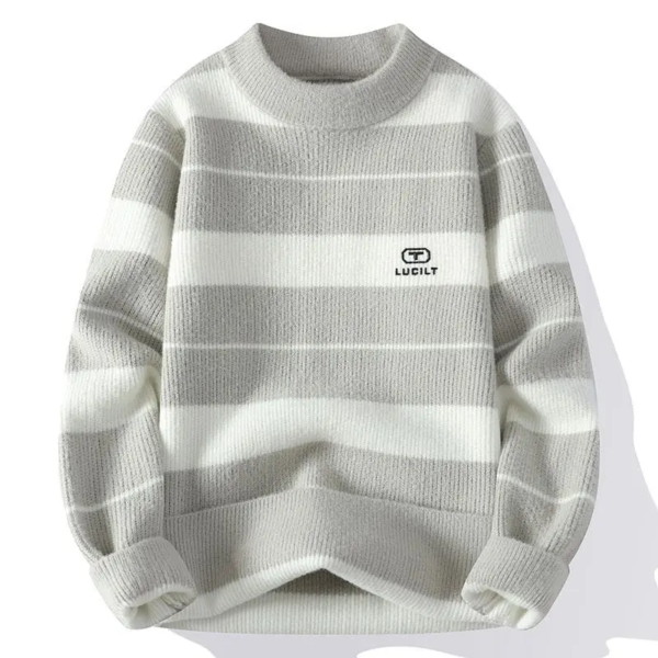 Striped Knit Sweater for Teens