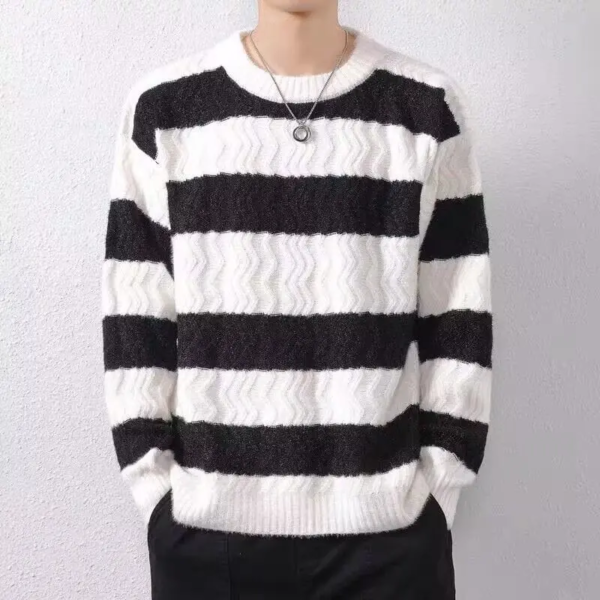 Striped Boys Winter Sweater