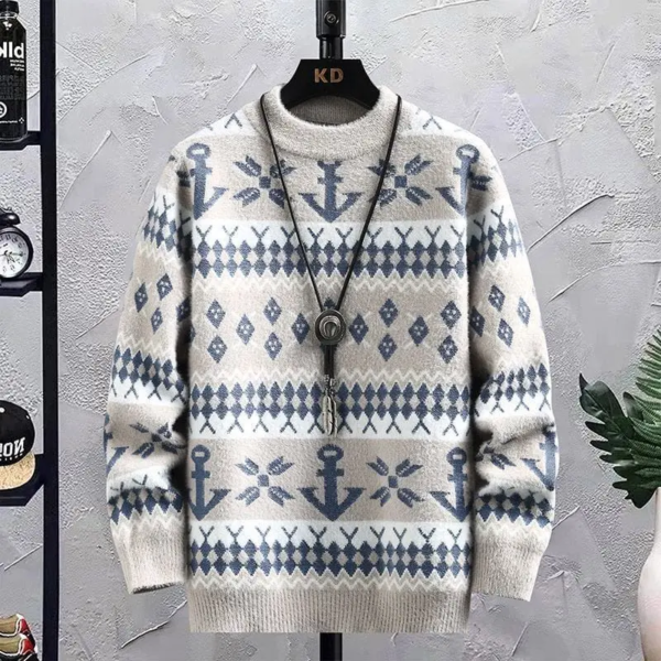 Korean Half-High Neck Winter Sweater