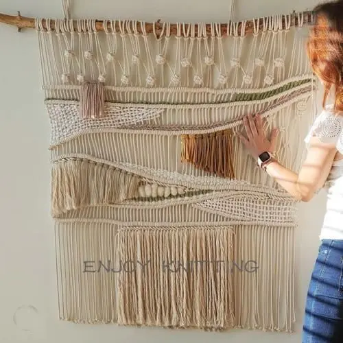 Moroccan Ethnic Hand-Woven Tapestry - Bohemian Wall Art 9 WhatsApp Image 2025-11-12 at 1.38.18 PM (2)