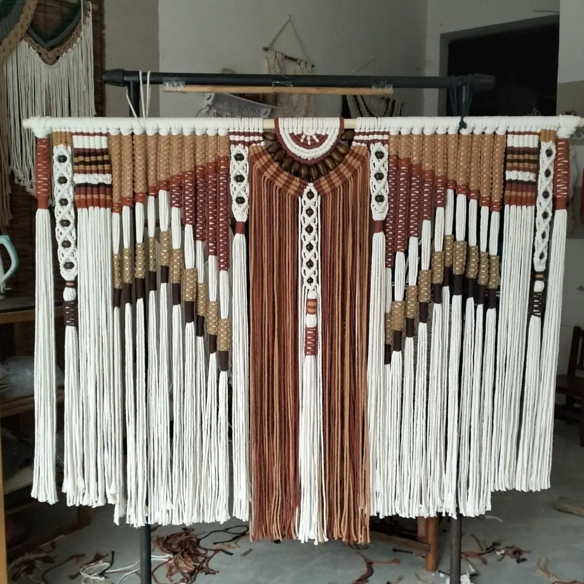 Moroccan Hand-Woven Tapestries | Bohemian Wall Hanging 7 WhatsApp Image 2025-11-12 at 1.57.23 PM