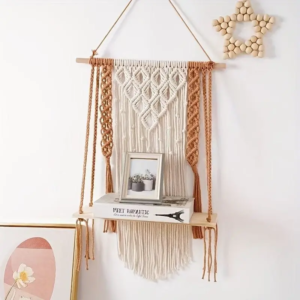 Nordic Style Wall-Mounted Shelf | Hand-Woven Tapestry Decor 5 WhatsApp Image 2025-11-12 at 10.00.01 AM (2)