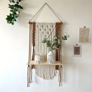 Nordic Style Wall-Mounted Shelf | Hand-Woven Tapestry Decor 3 WhatsApp Image 2025-11-12 at 10.00.01 AM