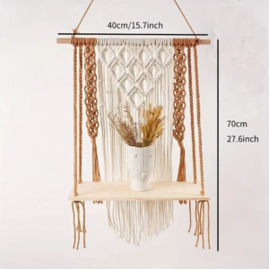 Nordic Style Wall-Mounted Shelf | Hand-Woven Tapestry Decor 6 WhatsApp Image 2025-11-12 at 10.00.02 AM