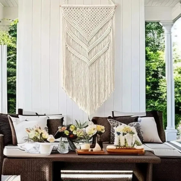 Bohemian Nordic Tassel Wall Hanging