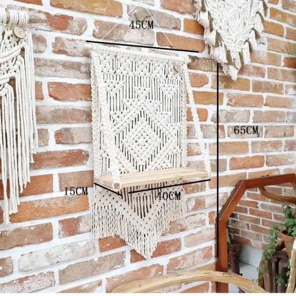 Hand Woven Bohemian Bedroom Shelf