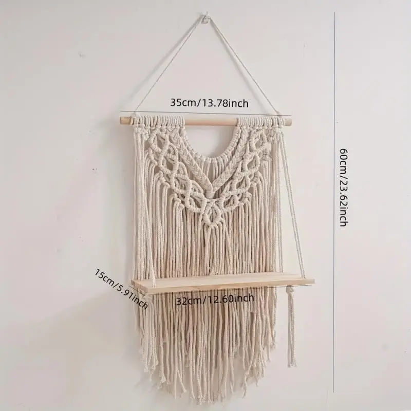 Handmade Woven Nordic Wall Shelf - Bohemian Storage 6 WhatsApp Image 2025-11-12 at 10.37.41 AM (2)