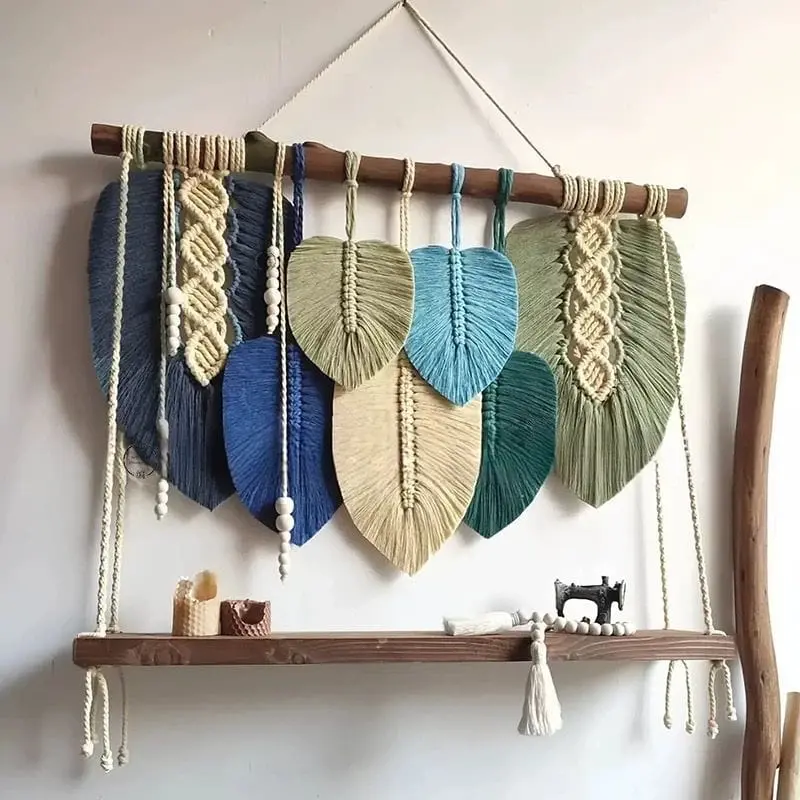 Popular Handmade Leaf Tapestry Moroccan Bohemian Wall Decor 9 WhatsApp Image 2025-11-12 at 11.42.39 AM (1)