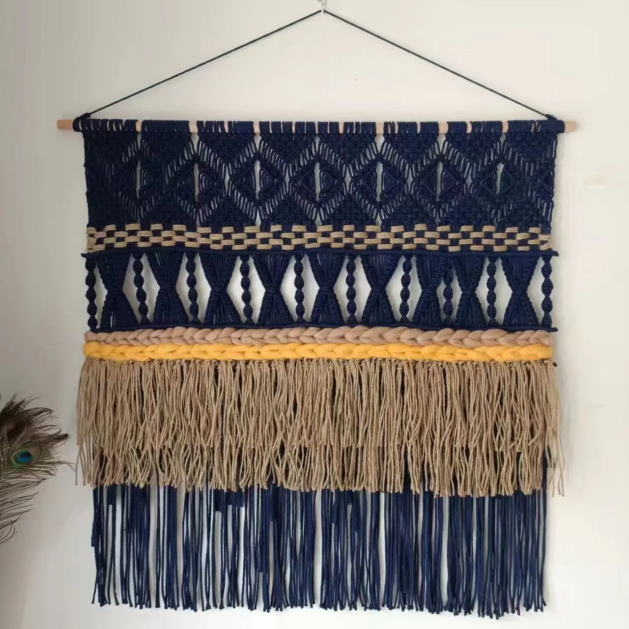 Moroccan Hand-Woven Tapestries | Instagram Wall Hangings 3 WhatsApp Image 2025-11-12 at 11.54.46 AM (1)