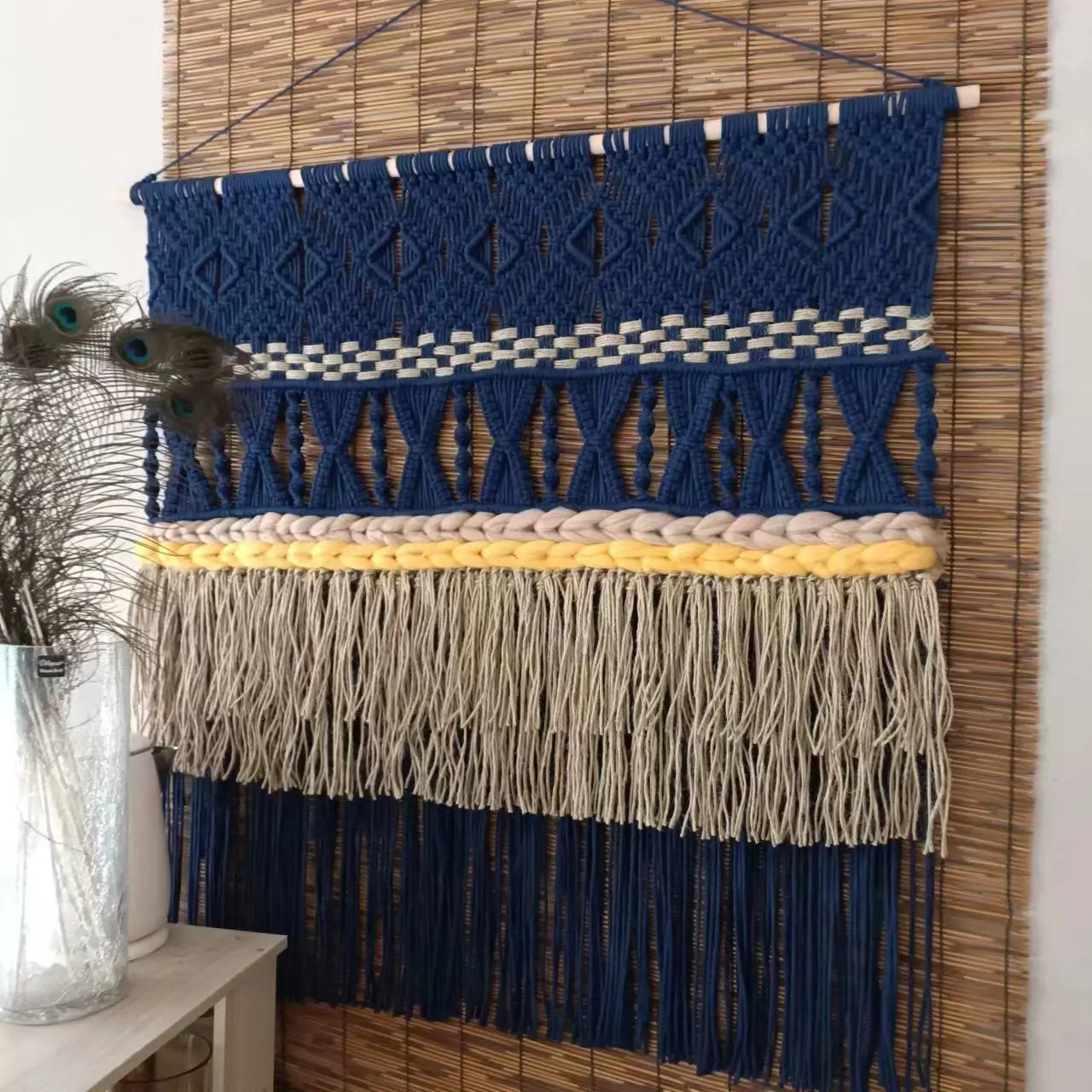 Moroccan Hand-Woven Tapestries | Instagram Wall Hangings 4 WhatsApp Image 2025-11-12 at 11.54.47 AM