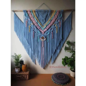 Hand-Woven Colorful Tassel Tapestry | Nordic Bohemian 21 WhatsApp Image 2025-11-12 at 9.55.00 AM