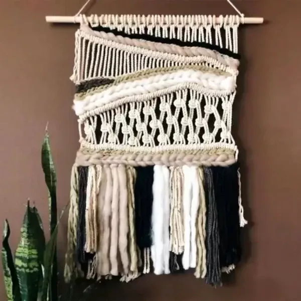 Moroccan Ethnic Hand Woven Tapestry Bohemian Wall Art