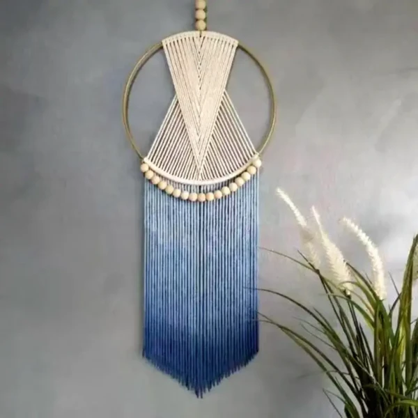 Hand Woven Gradient Dreamcatcher Nordic Bohemian Wall Art