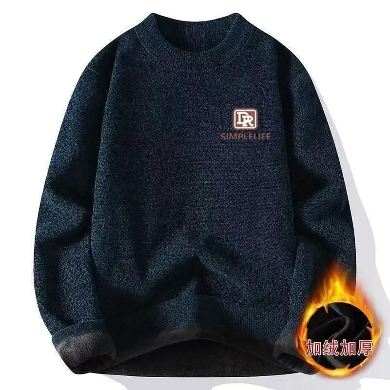 Men's Chenille Round Neck Knit Sweater 12 87354-a478a0.jpeg