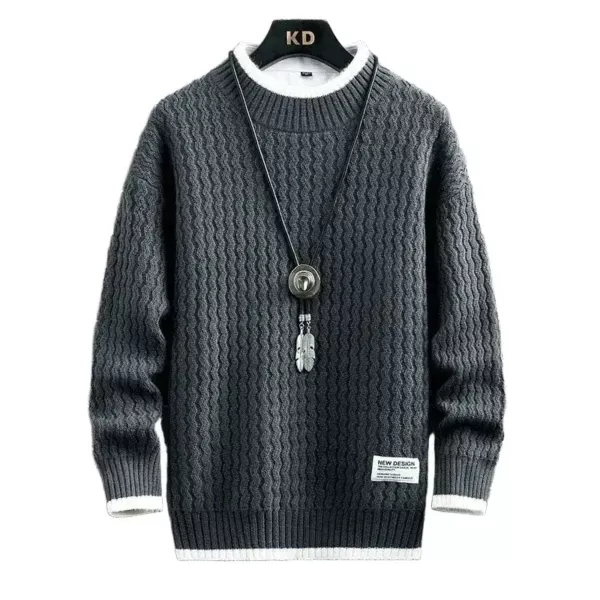 Korean Wool Sweater for Autumn