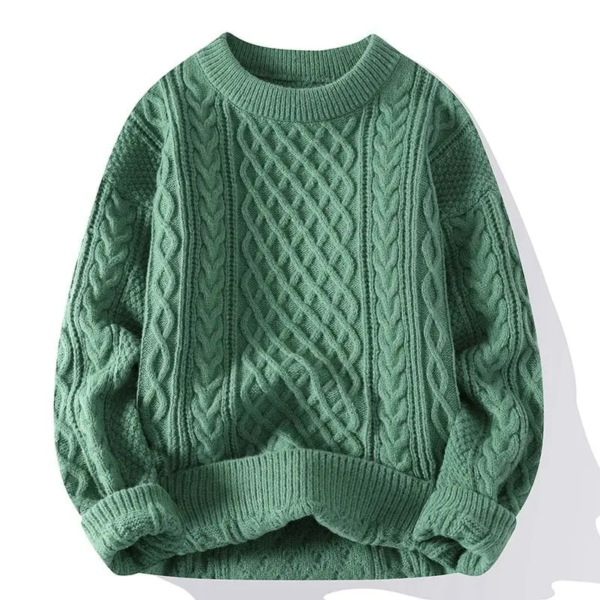 Korean Round Neck Fleece Teen Sweater