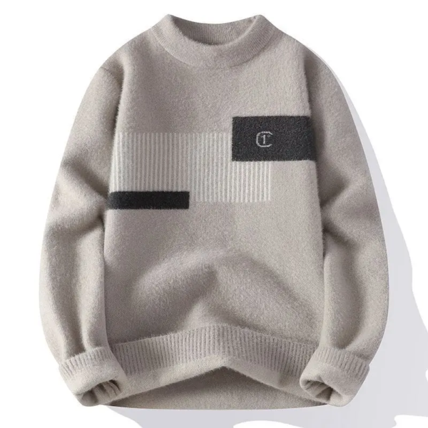 Men's Striped Casual Sweater