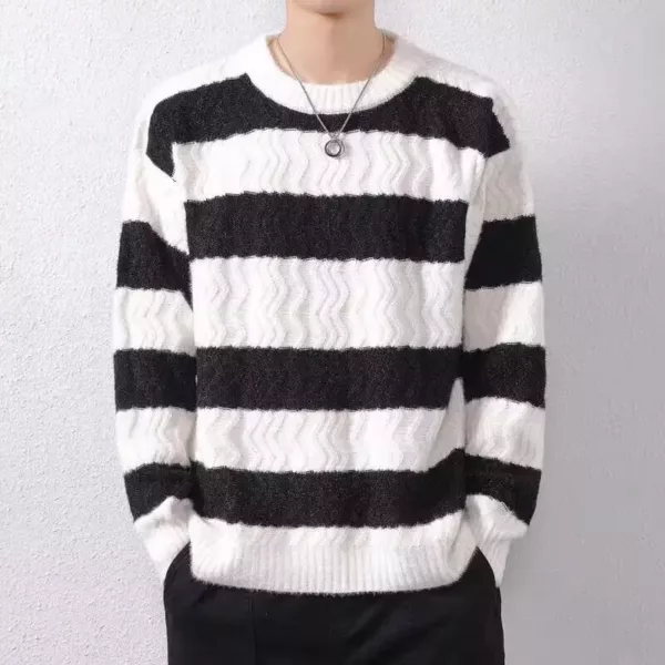 Striped Boys Winter Sweater