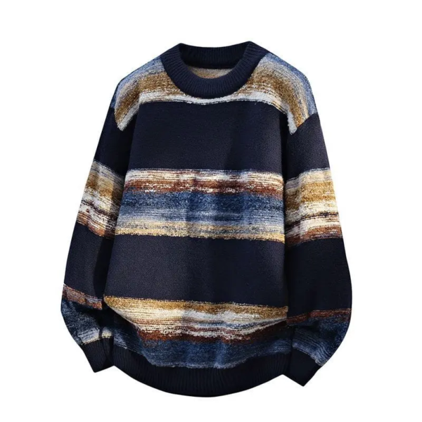 Striped Lazy Teen Cardigan Sweater