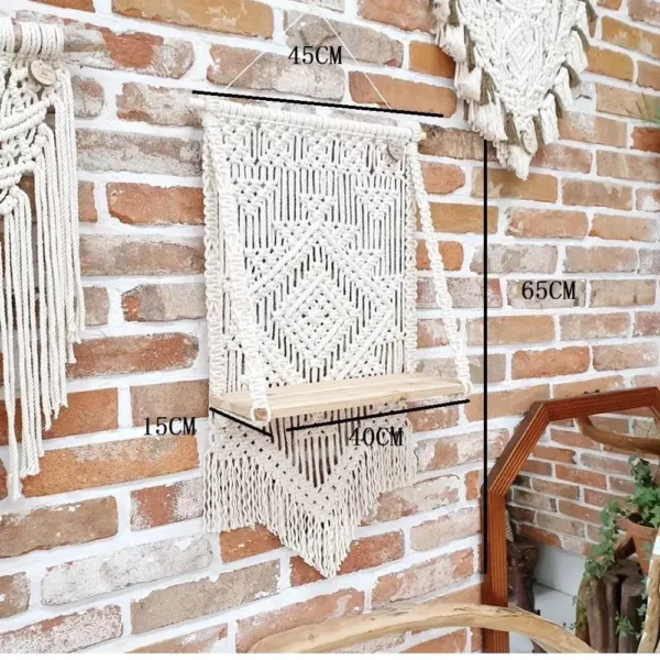 Hand Woven Bohemian Bedroom Shelf