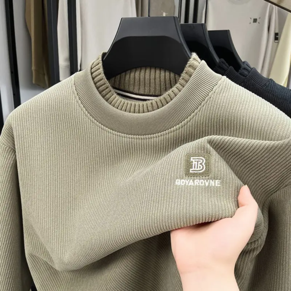 Men's Half-High Neck Fleece Sweatshirt Premium Collection